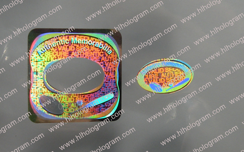 hologram sticker photo