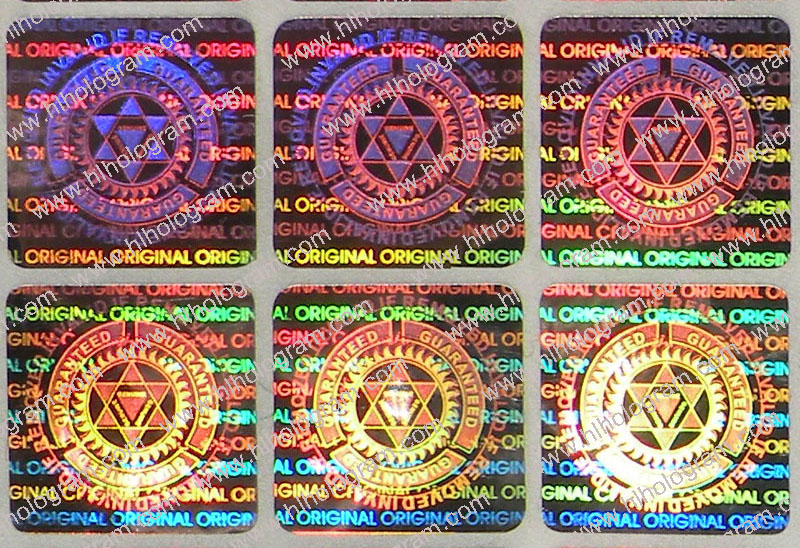 hologram sticker photo