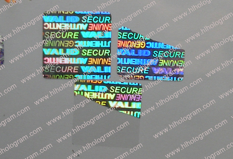 hologram sticker photo