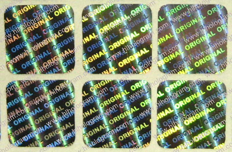 hologram sticker photo