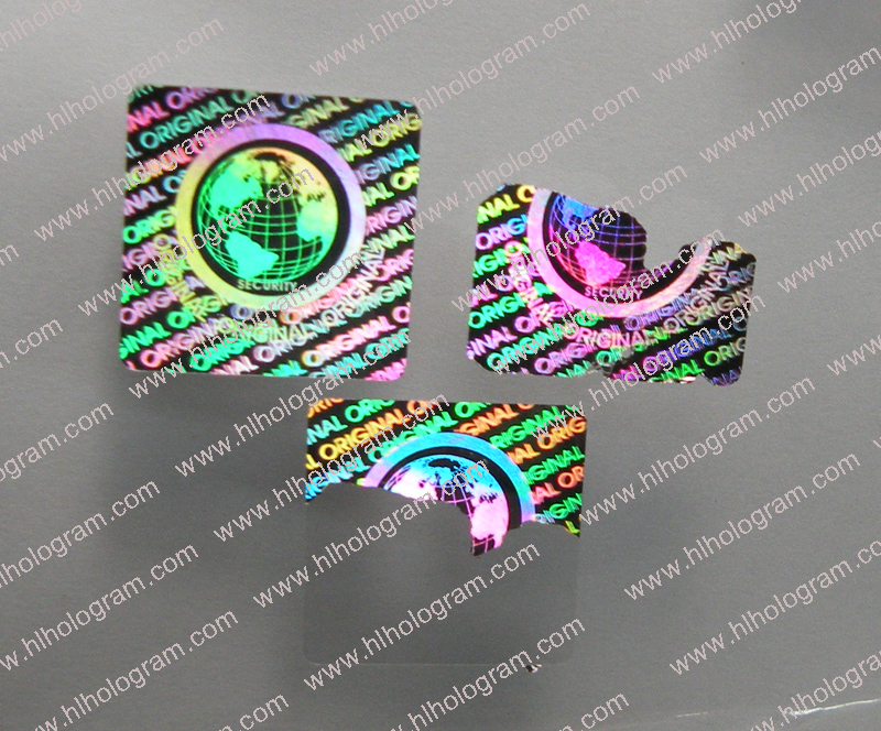 hologram sticker photo