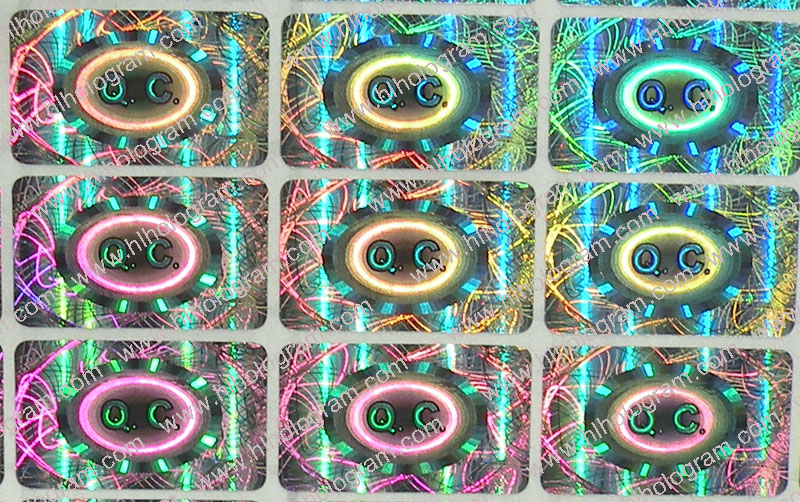 hologram sticker photo