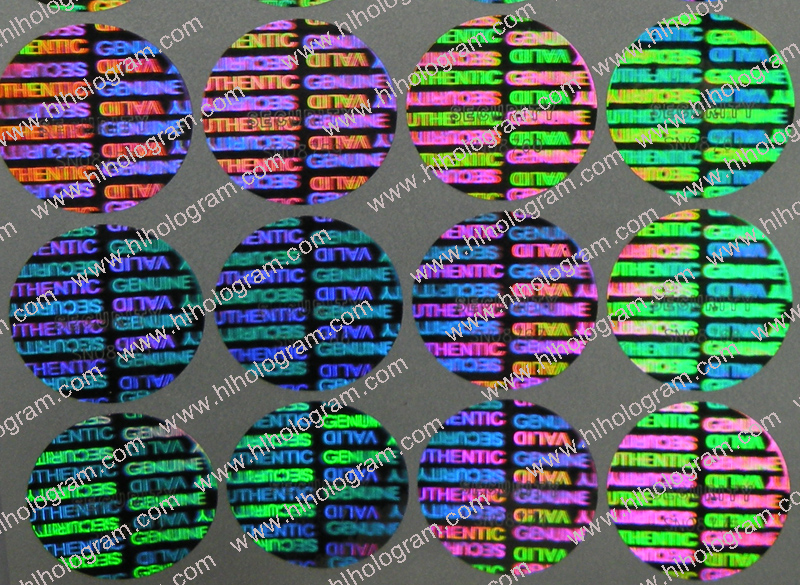 hologram sticker photo