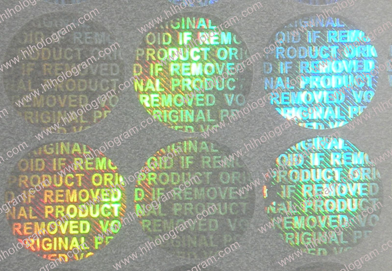 hologram sticker photo