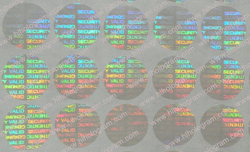 hologram sticker photo