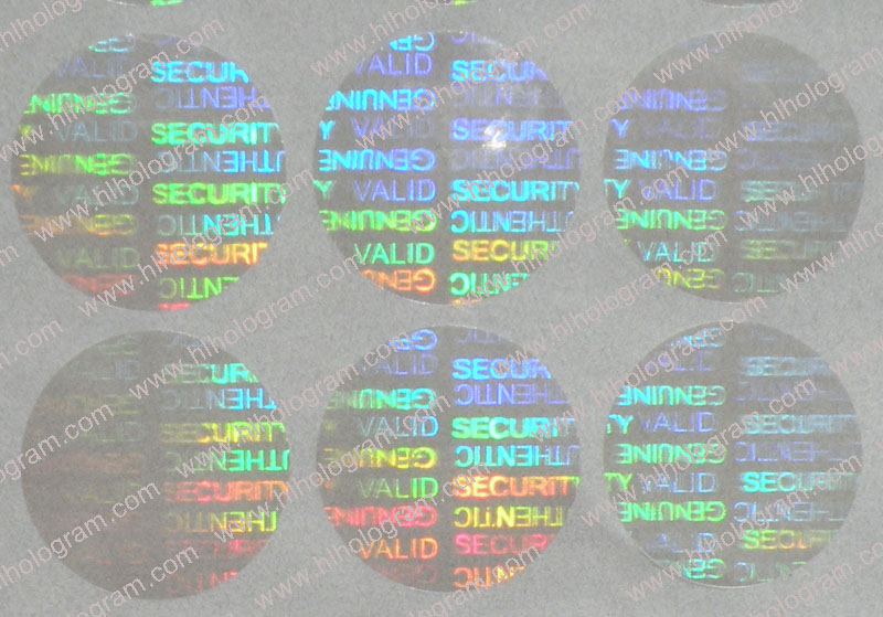 hologram sticker photo