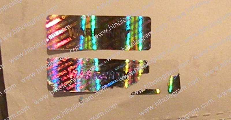 hologram sticker photo