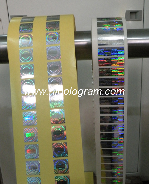 scratch off hologram labels in roll