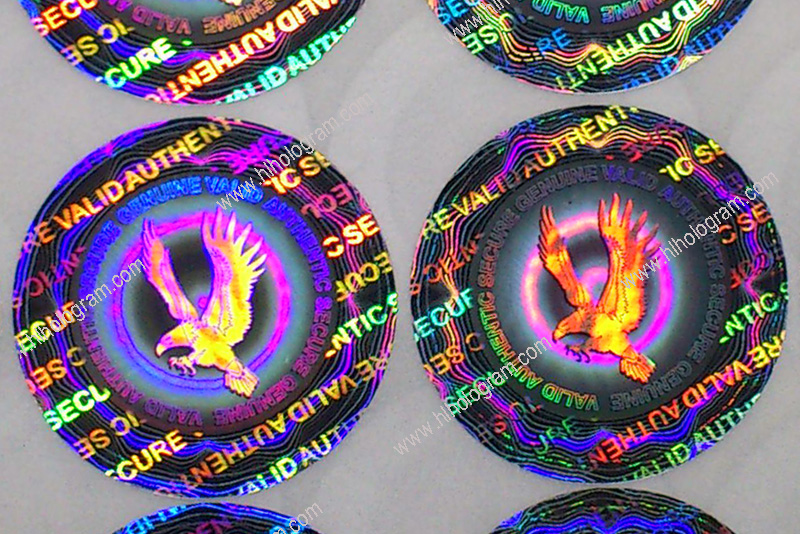 hologram sticker photo