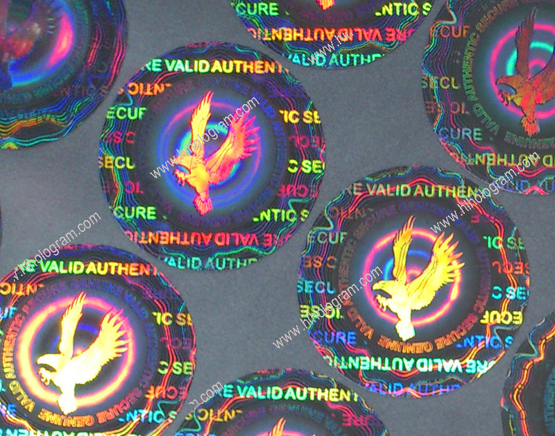 hologram sticker photo