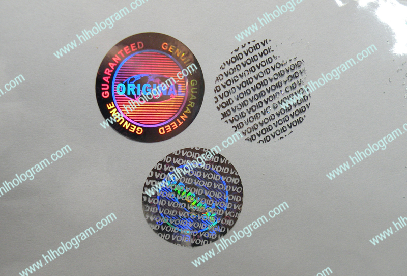 hologram sticker photo