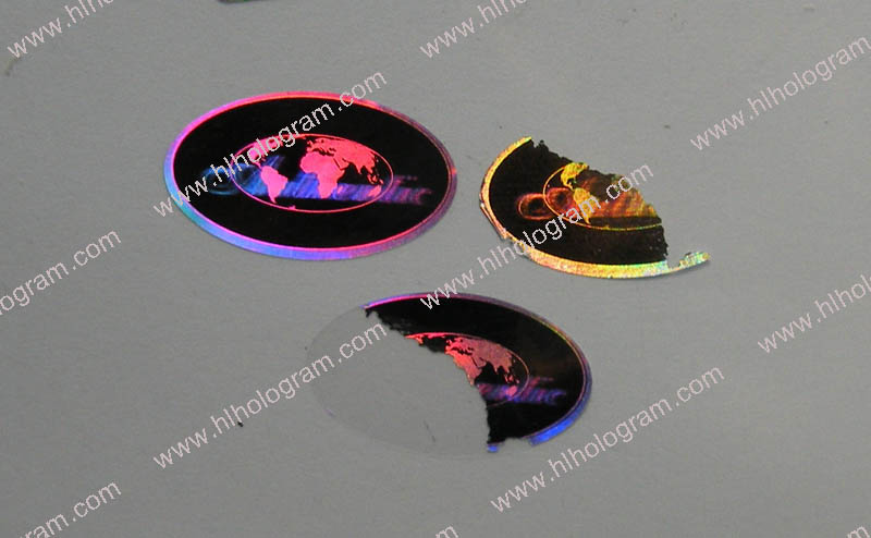 hologram sticker photo