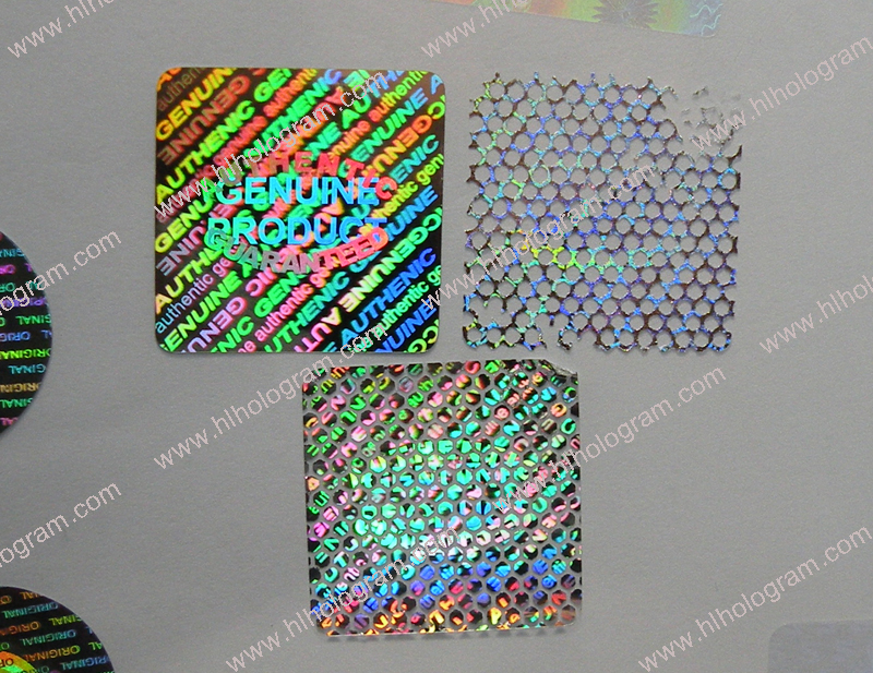 hologram sticker photo