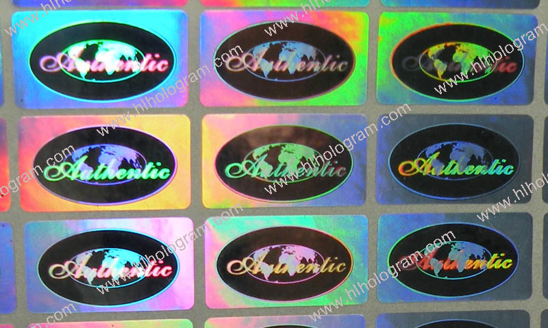 hologram sticker photo