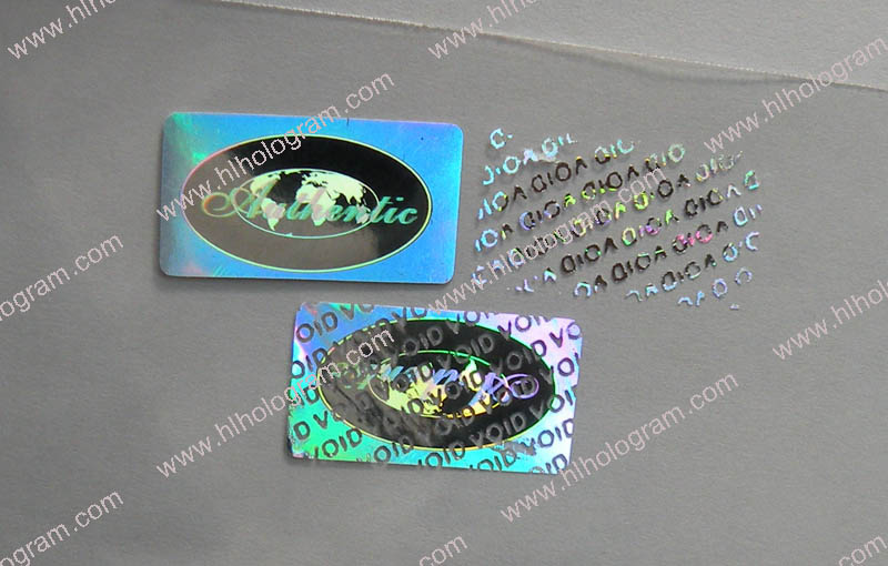 hologram sticker photo