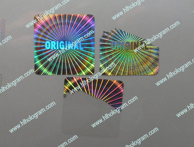 hologram sticker photo