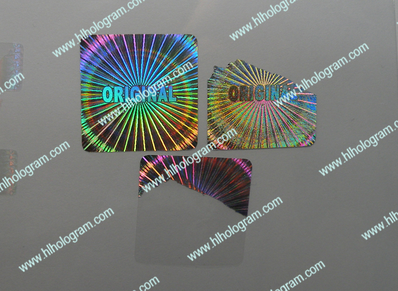 hologram sticker photo