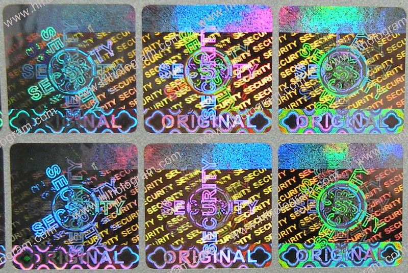 hologram sticker photo