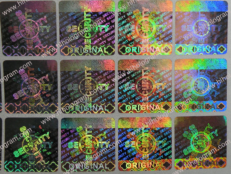 hologram sticker photo