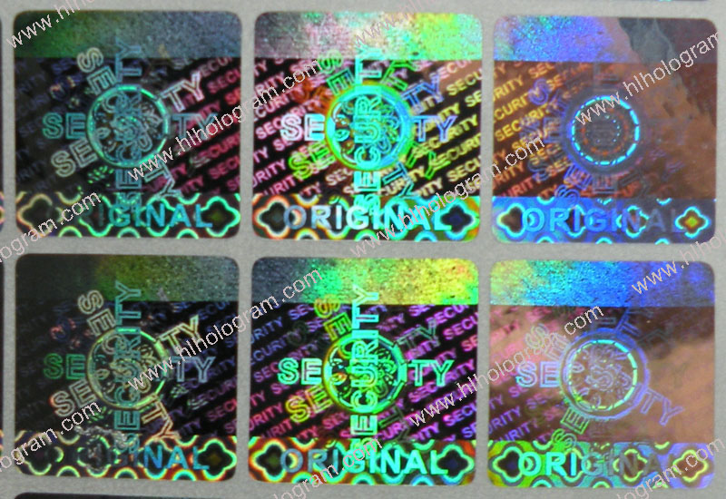 hologram sticker photo