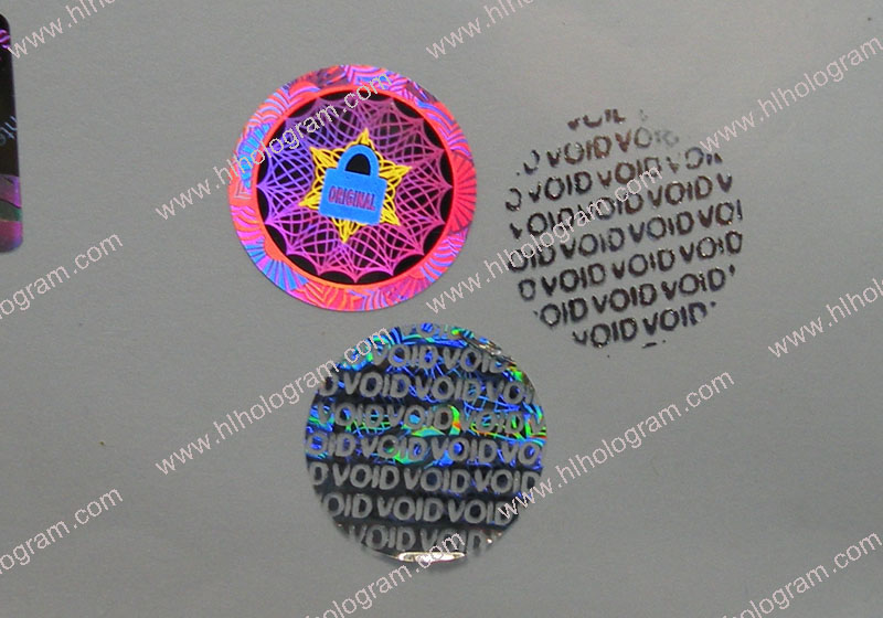 hologram sticker photo