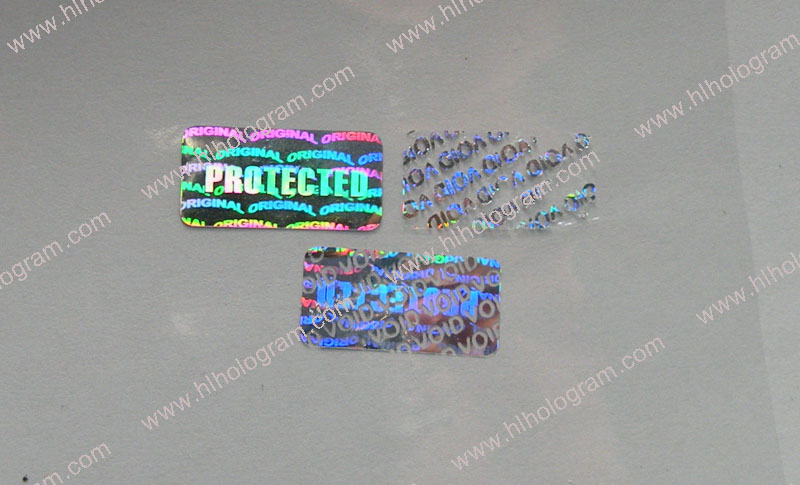 hologram sticker photo