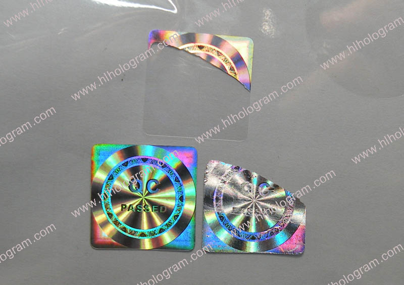 hologram sticker photo