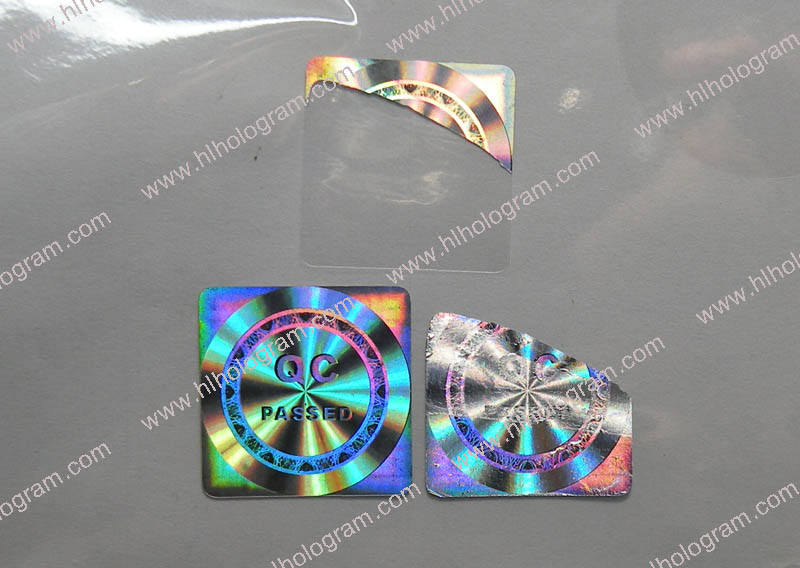 hologram sticker photo