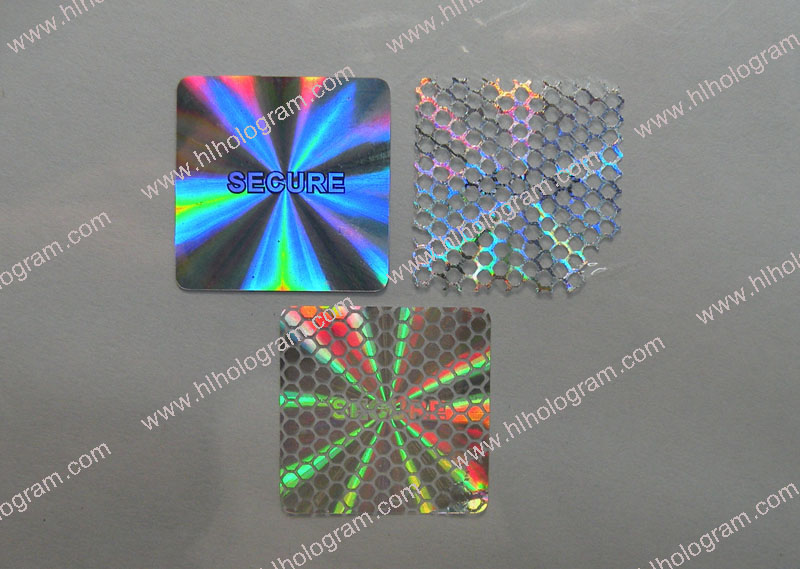 hologram sticker photo