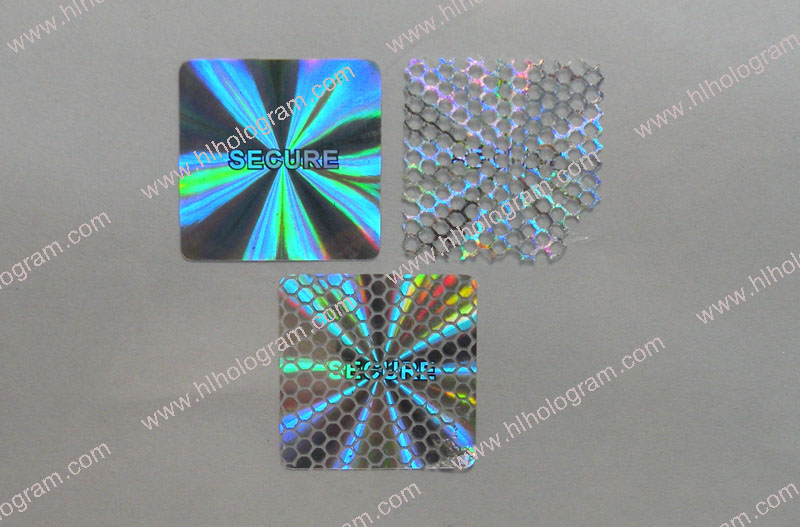 hologram sticker photo