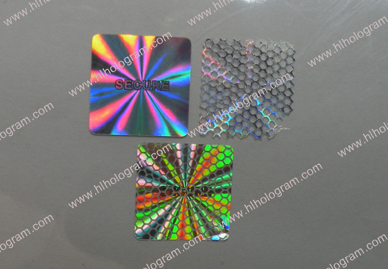 hologram sticker photo