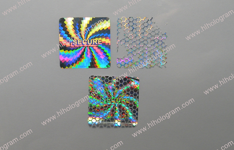 hologram sticker photo