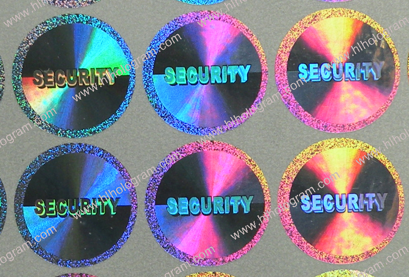 hologram sticker photo