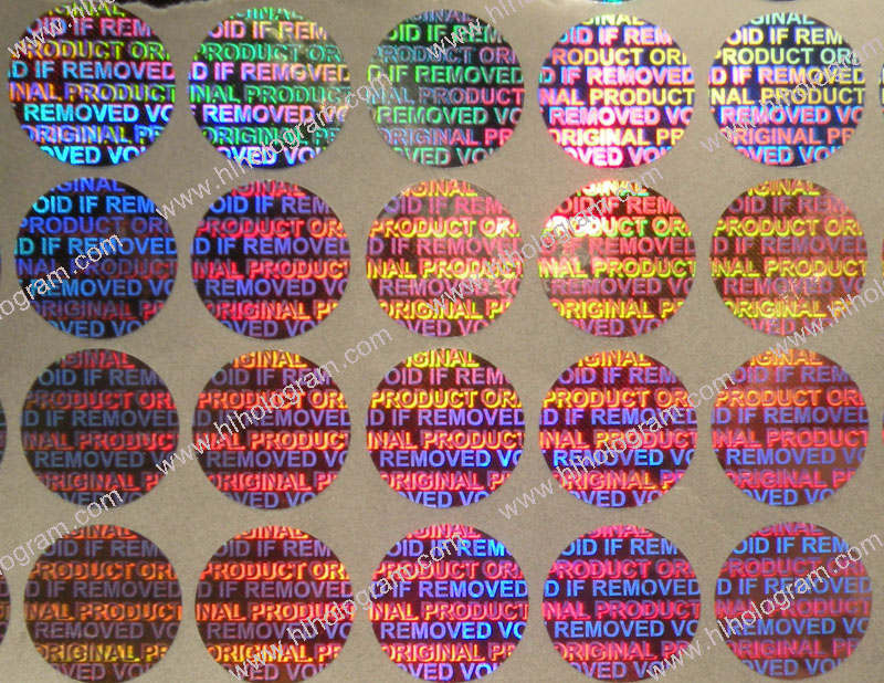 hologram sticker photo