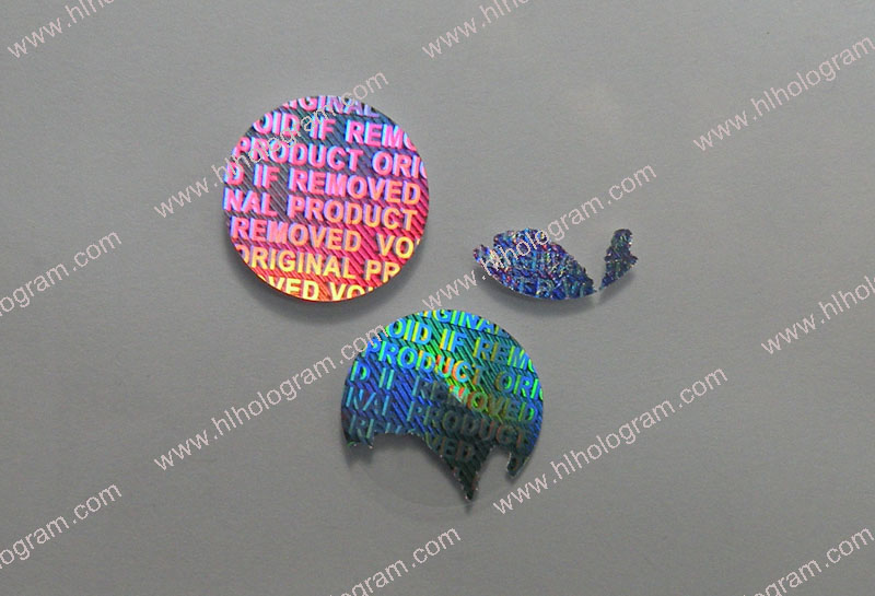 hologram sticker photo