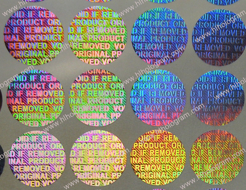 hologram sticker photo
