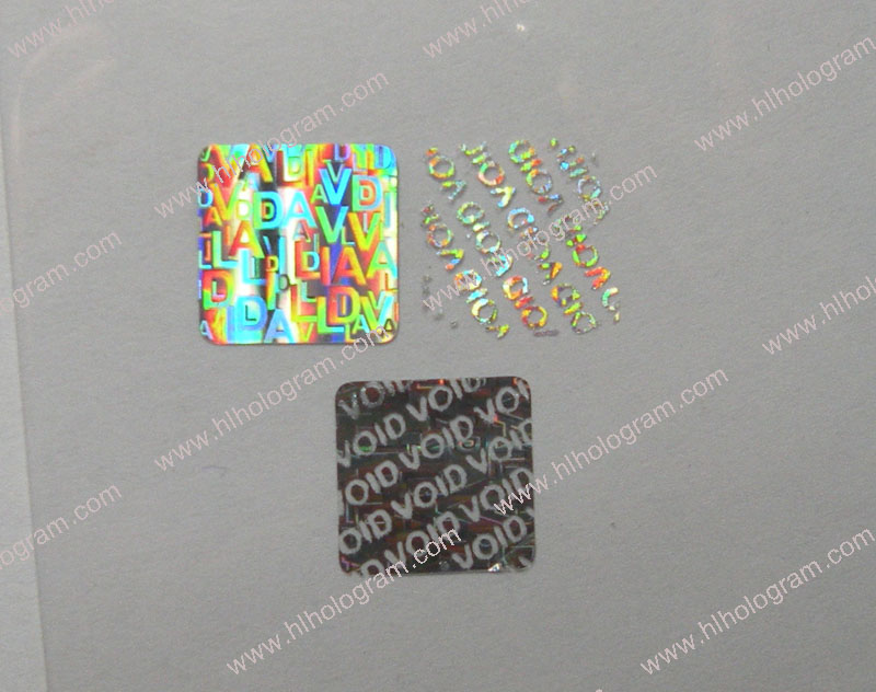 hologram sticker photo