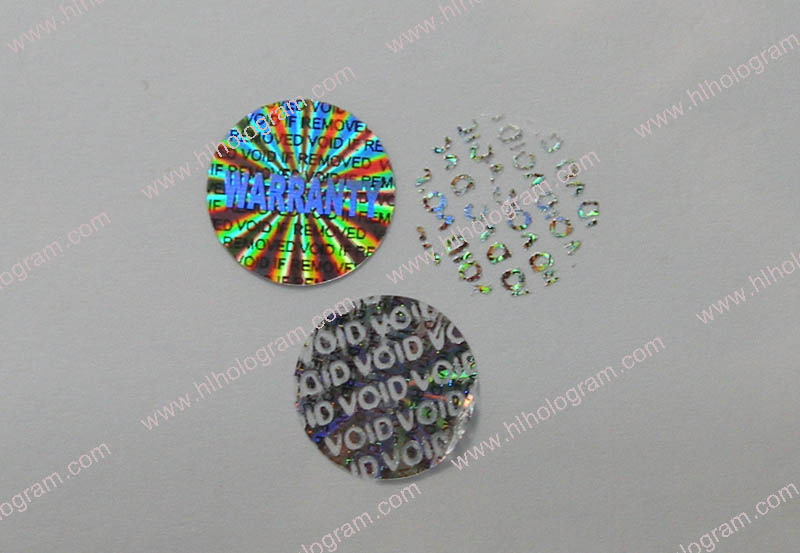 hologram sticker photo