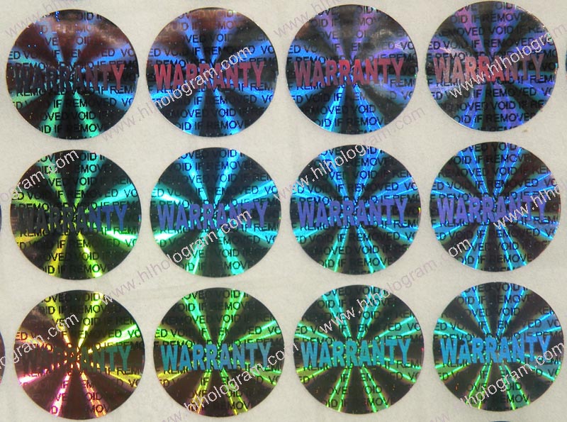 hologram sticker photo