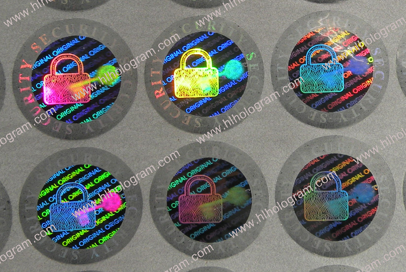 hologram sticker photo