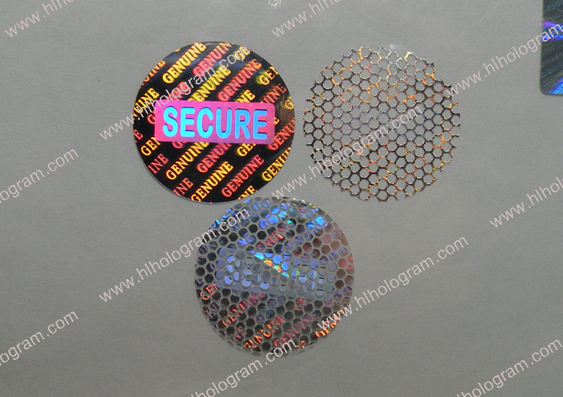 hologram sticker photo