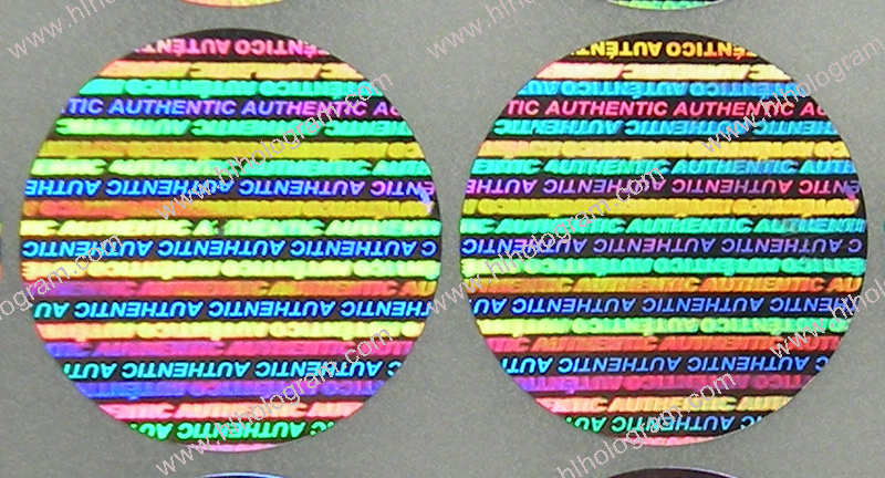 hologram sticker photo