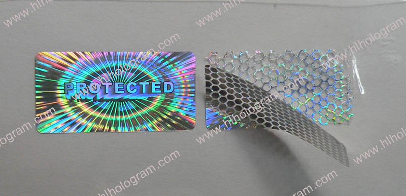 hologram sticker photo