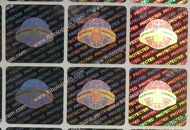 hologram sticker photo