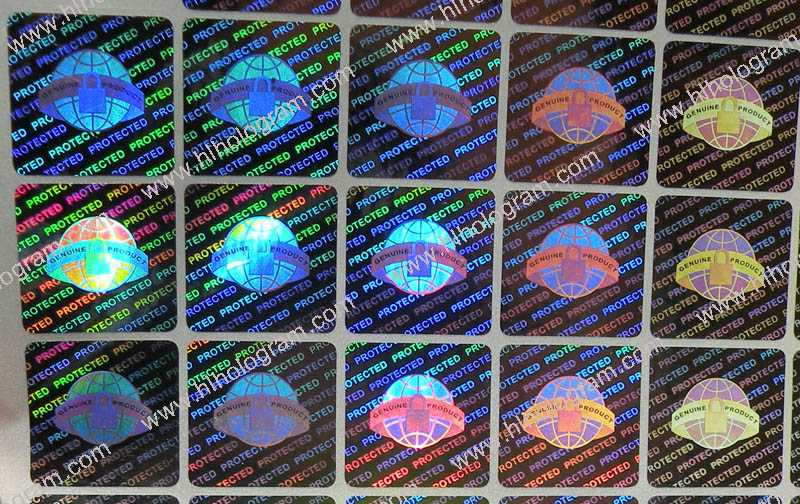 hologram sticker photo