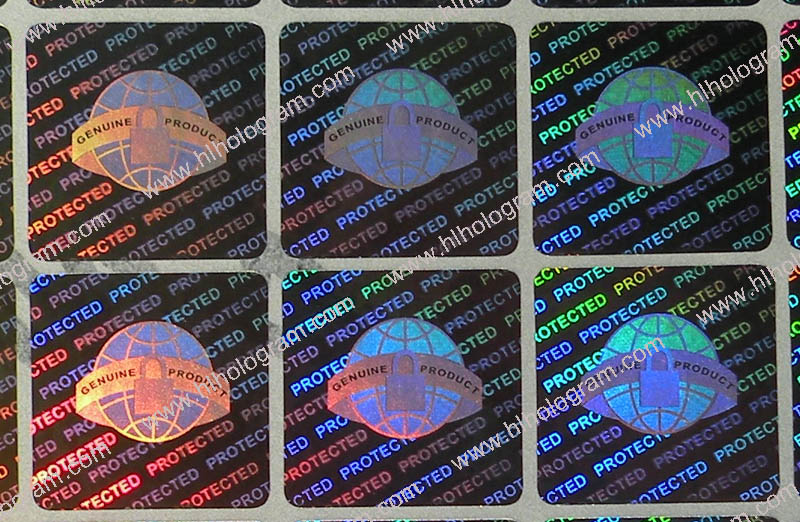 hologram sticker photo