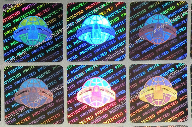 hologram sticker photo