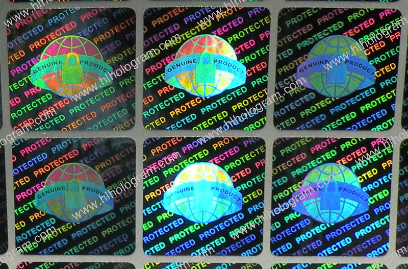 hologram sticker photo