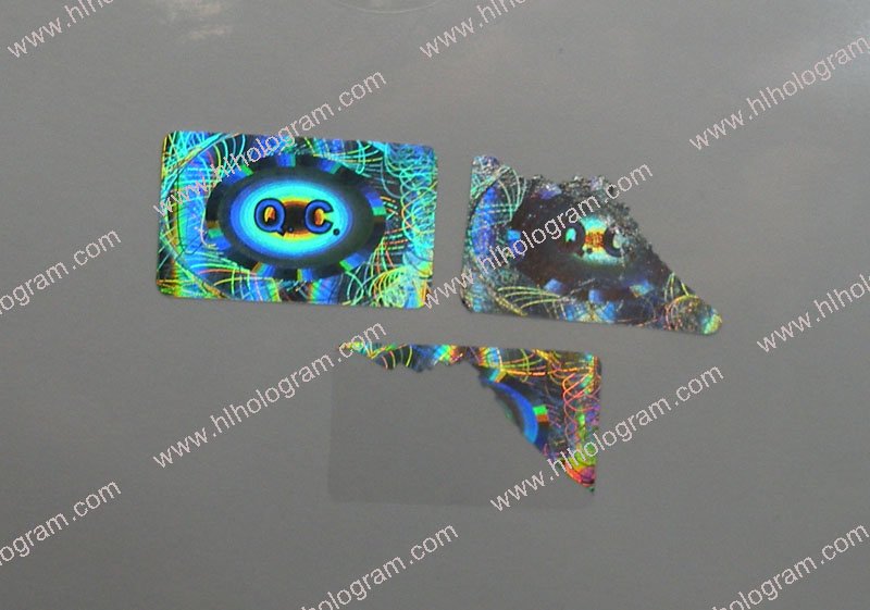 hologram sticker photo