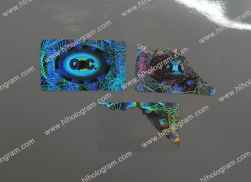 hologram sticker photo